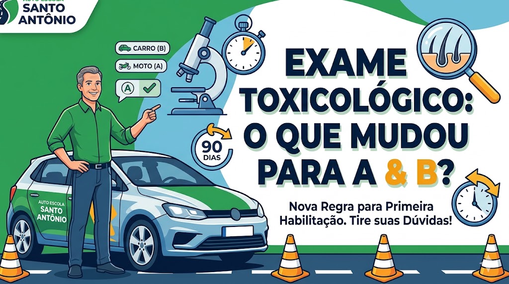Exame Toxicológico na CNH: Entenda o que mudou e as novas regras para as categorias A e B